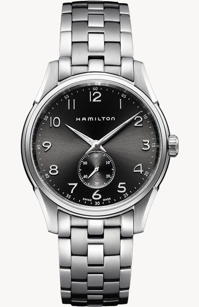 ساعة هاميلتون H38411183 Jazzmaster Thinline Small Second Quartz للرجال –
