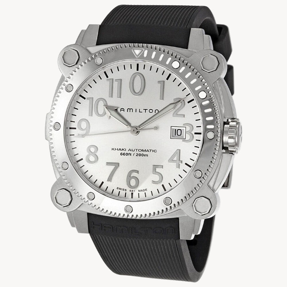 Hamilton Khaki Navy BeLOWZERO H78555353 – Automatic Silver Dial Dive Watch