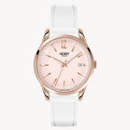 ساعة هنري لندن HL39-S-0112 للجنسين أنالوج بيمليكو بحزام جلدي أبيض