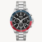 Hugo Boss 1514108 TROPER Men's Watch Black DIAL STAINLESS STEEL WATCH