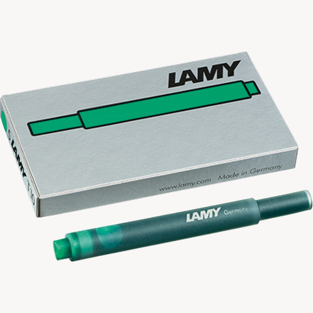 box ink cartridges T10 green Lamy