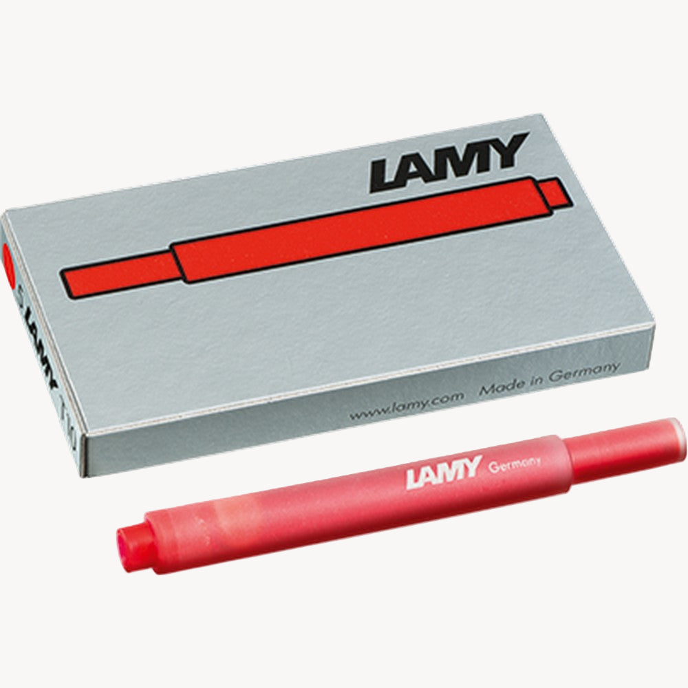 box ink cartridges T10 red Lamy