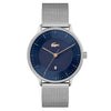 Lacoste 2011158 Club Silver Mesh Navy Dial Men's Watch
