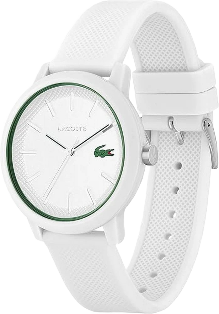 LACOSTE 2011169 WHITE SILICONE STRAP MEN'S WATCH