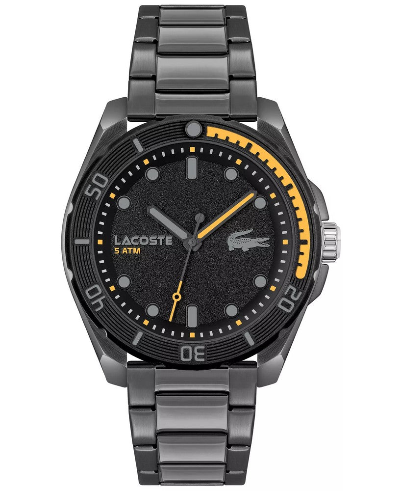 Lacoste 2011288 Grey Steel Black Dial Men's Watch