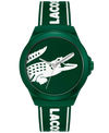 LACOSTE 2011309 GREEN SILICONE STRAP MEN WATCH