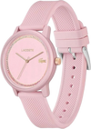 Lacoste 2001289 Silicone Pink Metallic Dial Women's Watch