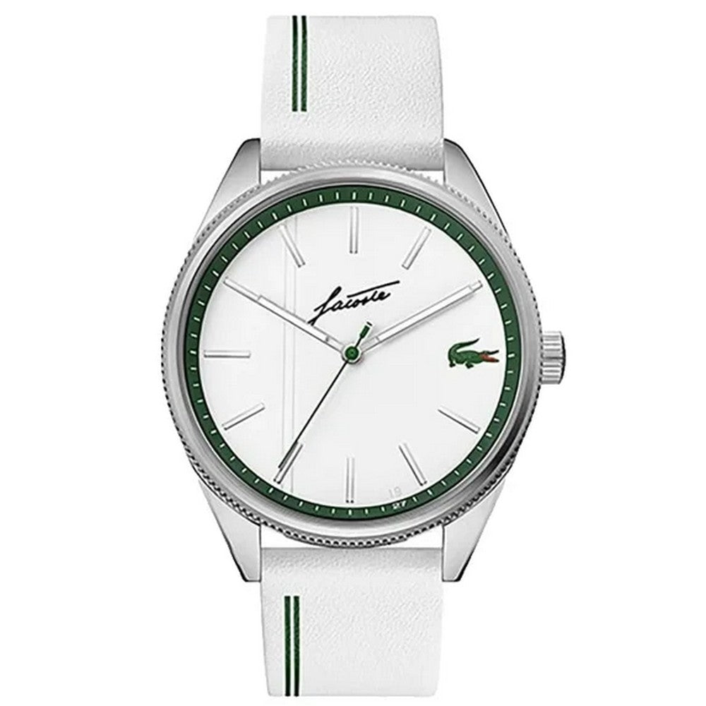 Lacoste 2011050 Heritage White Leather Men's Watch