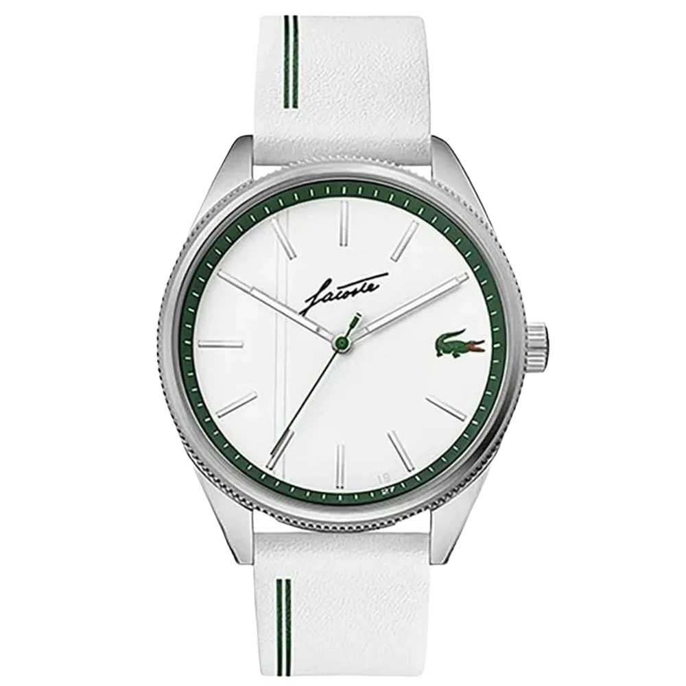 Lacoste 2011050 Heritage White Leather Men's Watch