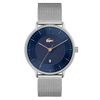 Lacoste 2011158 Club Silver Mesh Navy Dial Men's Watch