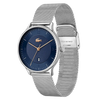 Lacoste 2011158 Club Silver Mesh Navy Dial Men's Watch
