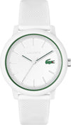 LACOSTE 2011169 WHITE SILICONE STRAP MEN'S WATCH