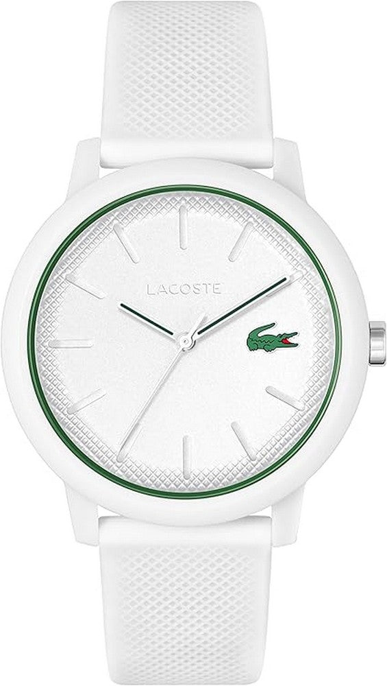 LACOSTE 2011169 WHITE SILICONE STRAP MEN'S WATCH