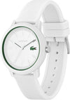 LACOSTE 2011169 WHITE SILICONE STRAP MEN'S WATCH