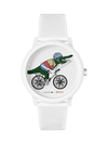 Lacoste 2011265 Men's White Dial, White Silicone Watch