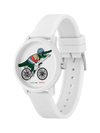 Lacoste 2011265 Men's White Dial, White Silicone Watch