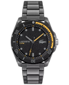 Lacoste 2011288 Grey Steel Black Dial Men's Watch
