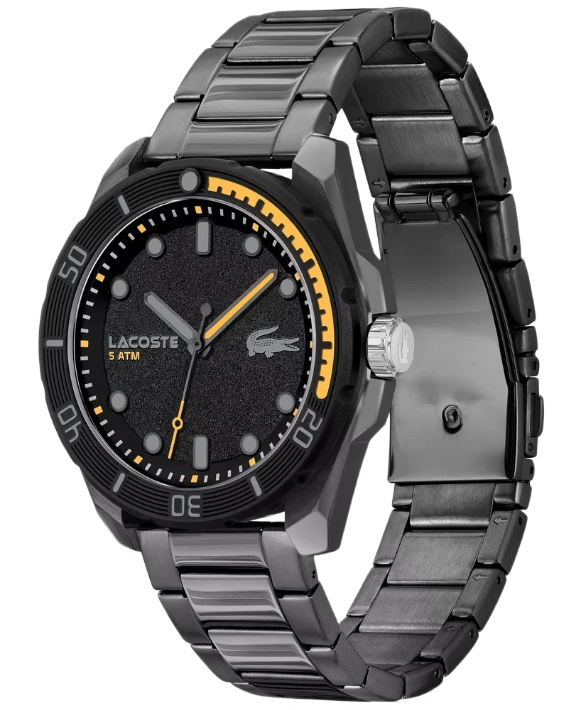 Lacoste 2011288 Grey Steel Black Dial Men's Watch