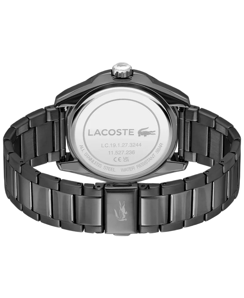 Lacoste 2011288 Grey Steel Black Dial Men's Watch