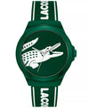 LACOSTE 2011309 GREEN SILICONE STRAP MEN WATCH