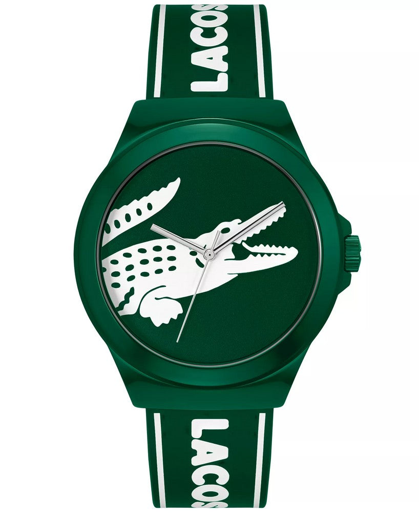 LACOSTE 2011309 GREEN SILICONE STRAP MEN WATCH