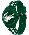 LACOSTE 2011309 GREEN SILICONE STRAP MEN WATCH
