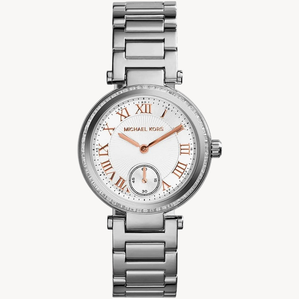 Michael Kors Skylar Silver Dial Stainless Steel Women's Watch MK5970