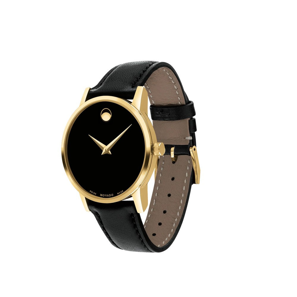 Movado 607275 Museum Classic Black Dial Ladies Watch