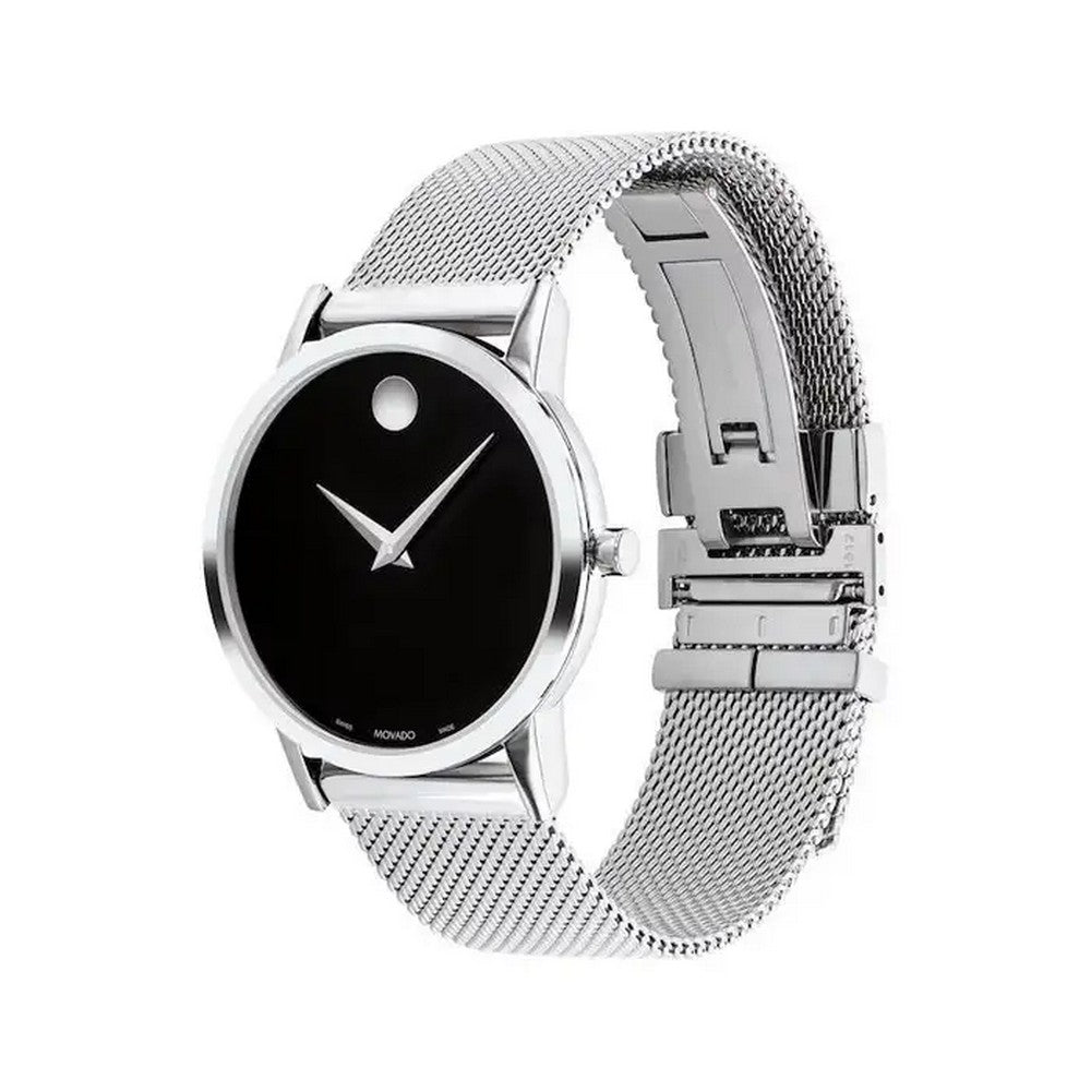 Movado 607646 Museum Classic Quartz Black Dial Ladies Watch