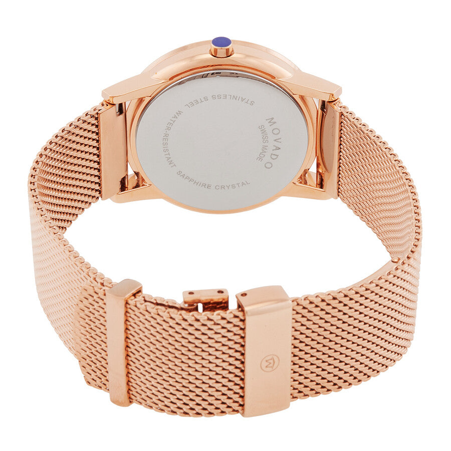 Movado 607648 Museum Classic Quartz Black Dial Ladies Watch