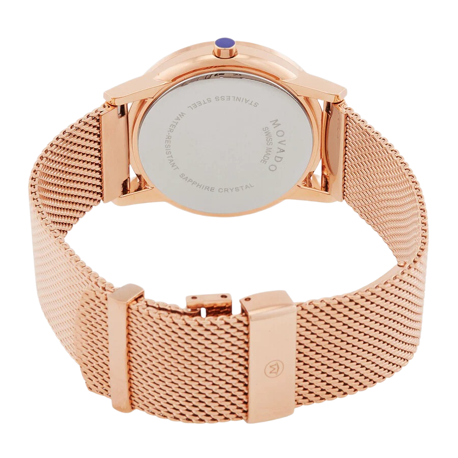 Movado 607648 Museum Classic Quartz Black Dial Ladies Watch