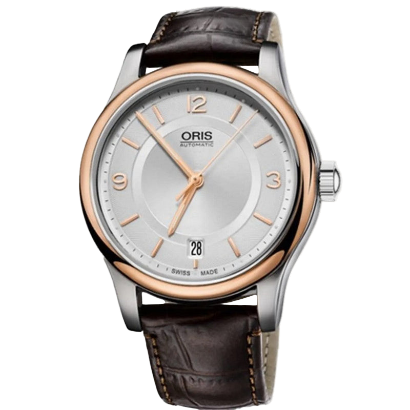 Oris 01 733 7578 4331-07 5 18 10 ساعة كلاسيكية للجنسين