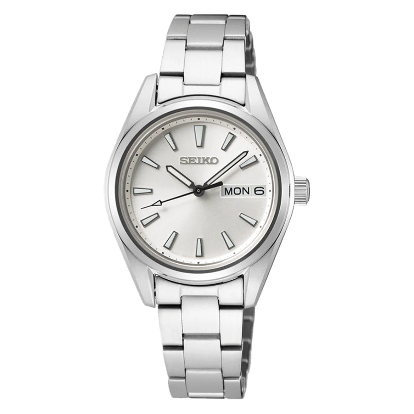 Seiko SUR349P1 30mm Silver Dial Analog Quartz Watch