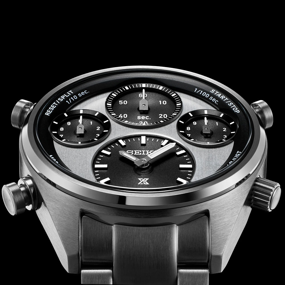 Seiko Prospex SFJ001P1 42mm White Dial Solar Chronograph Watch