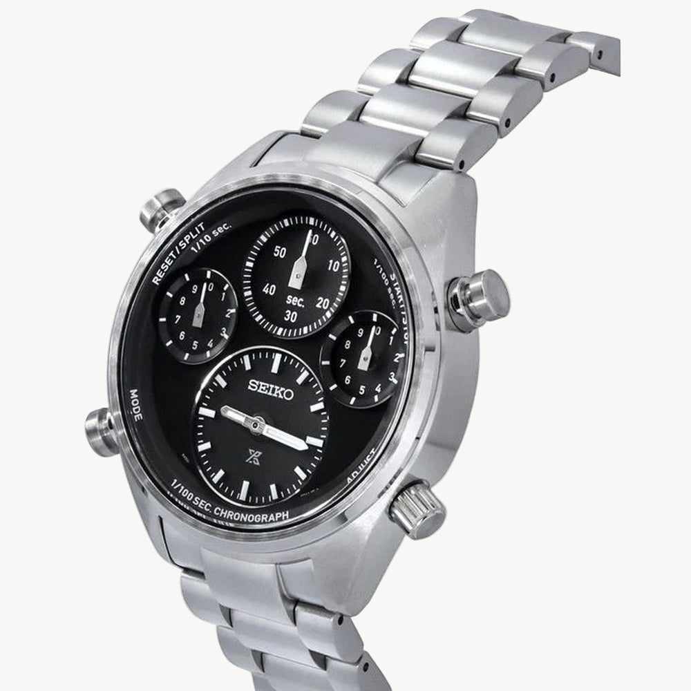 ساعة سيكو SFJ003P1 بروسبكس كرونوغراف تعمل بالطاقة الشمسية كوارتز