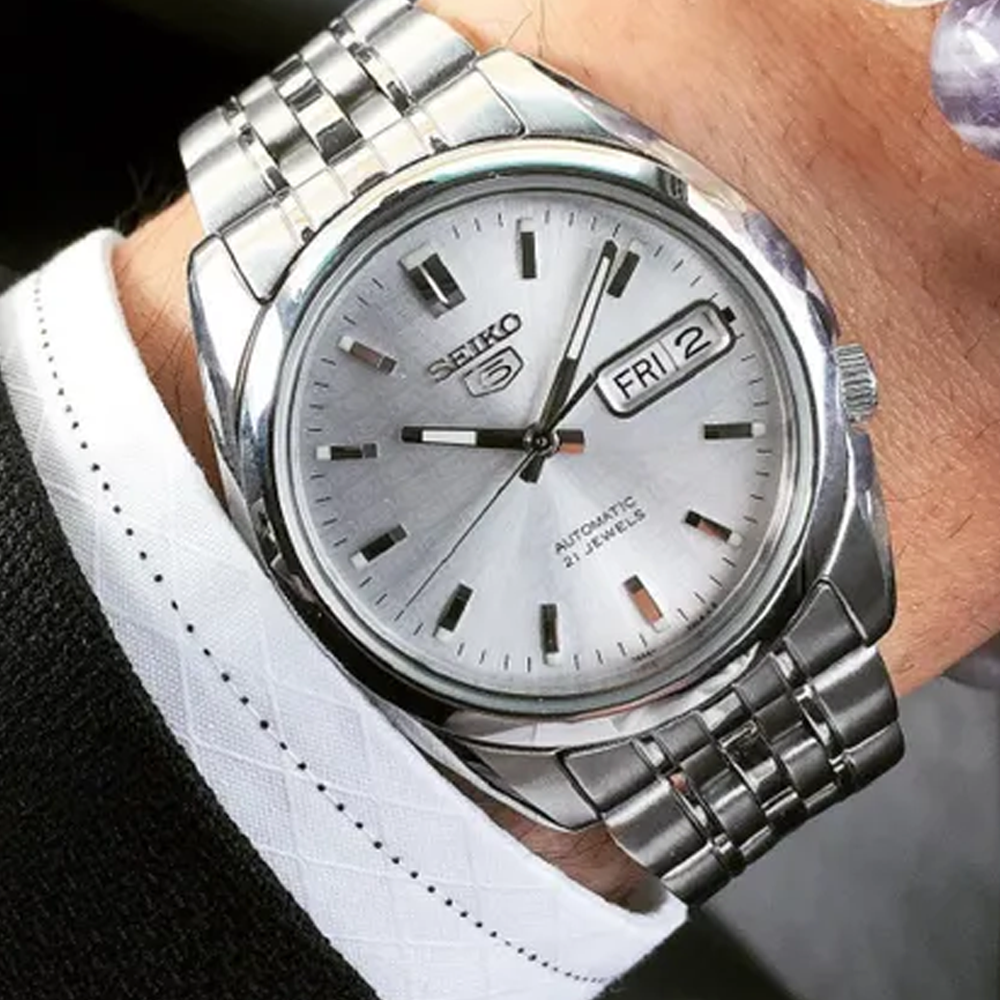 Seiko 5 SNK355K1 Silver Dial Automatic Men's Watch