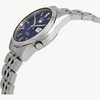 ساعة سيكو 5 SNK357K1 للرجال أوتوماتيكية بمينا أسود وسوار من الفولاذ المقاوم للصدأ