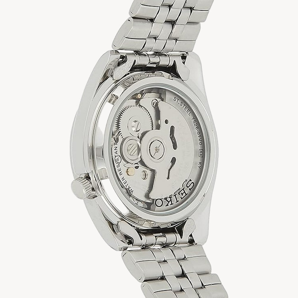 Seiko SNK361 Stainless Steel Analog with Black Dial Men's Watch