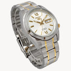 ساعة سيكو 5 SNKL57 أوتوماتيكية للرجال بمينا فضي