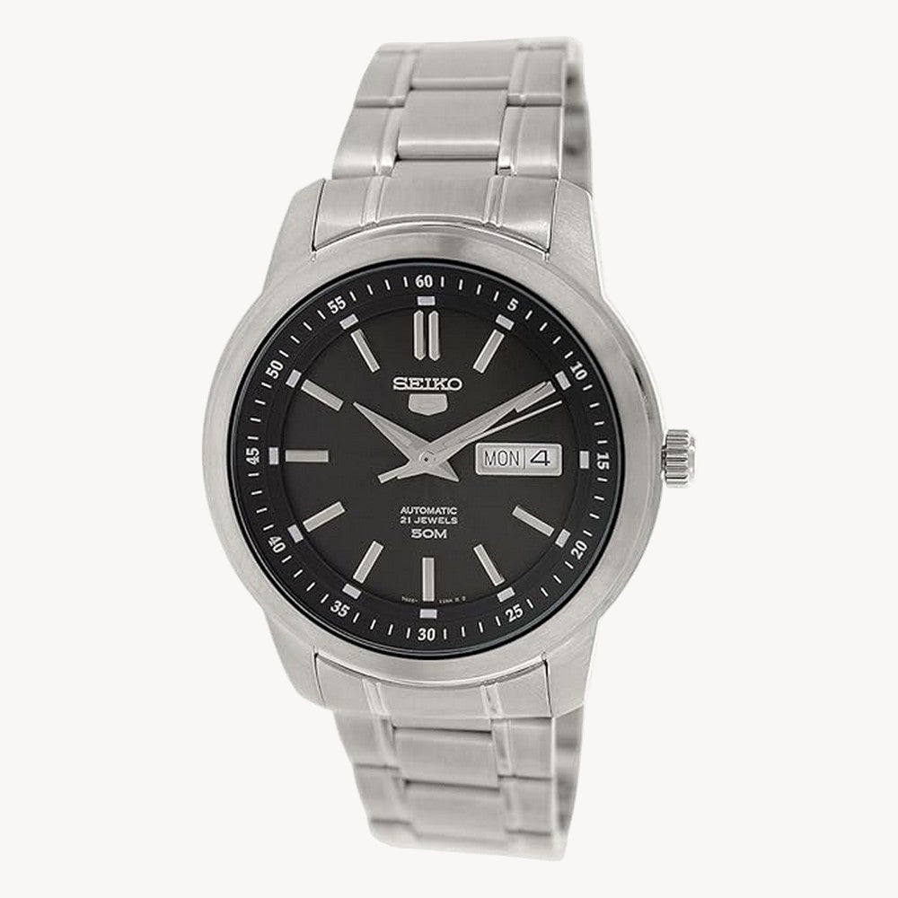 Seiko 5 SNKM87K1 Men's Watch Analog Automatic Watch with Stainless Steel Bracelet
