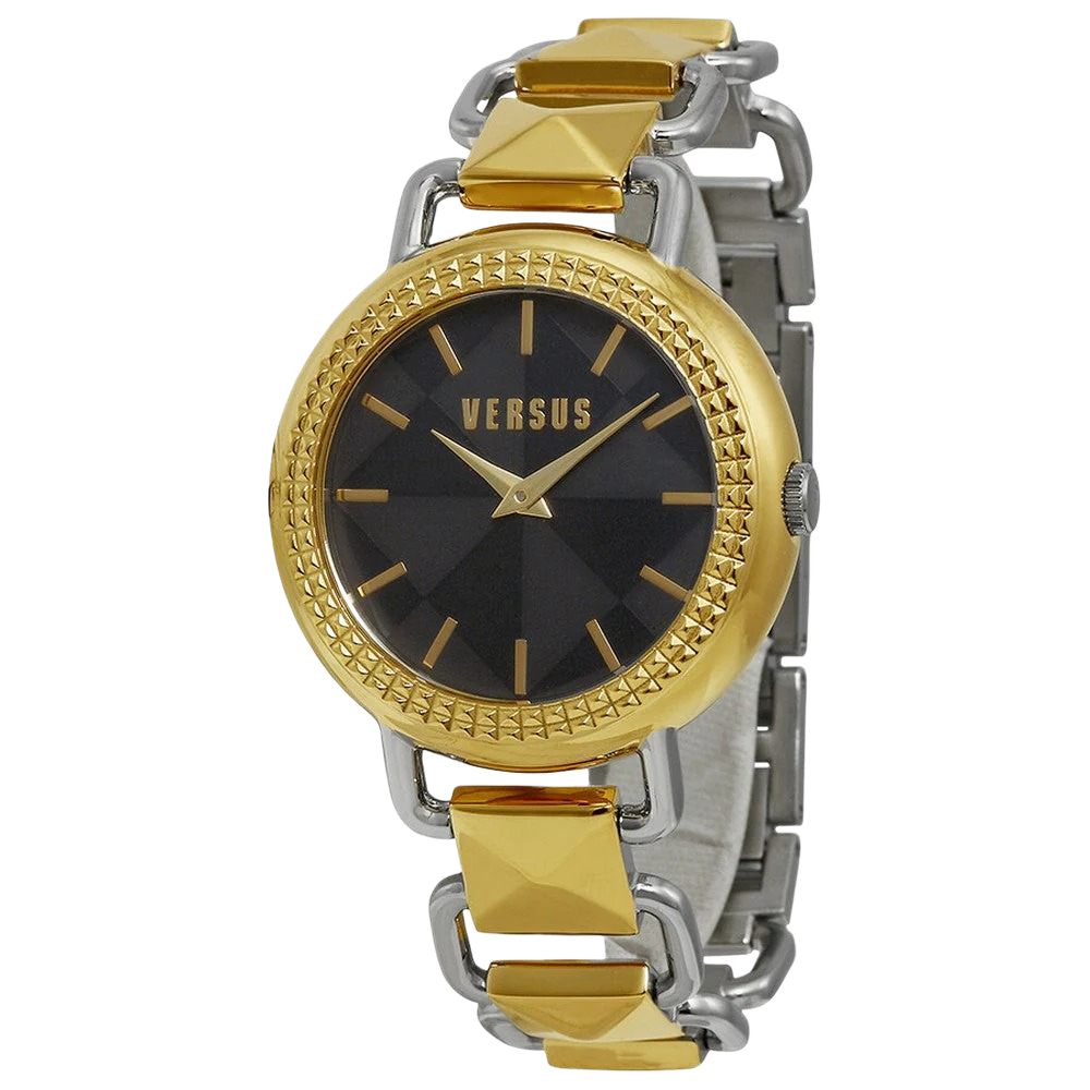 ساعة Versus SOA050014 Versus by Versace Coconut Grove للنساء مقاس 38 مم - مينا سوداء