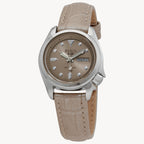 SEIKO 5 SRE005K1 women's Day-Date Automatic Leather Analog Women's Watch