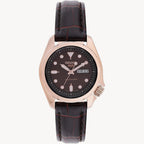 SEIKO 5 SRE006K1 women's Day-Date Automatic Leather Analog Women's Watch