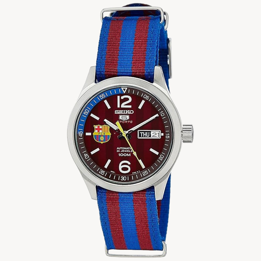 Seiko SRP305K1 FCB Analog Red Dial Men's Watch