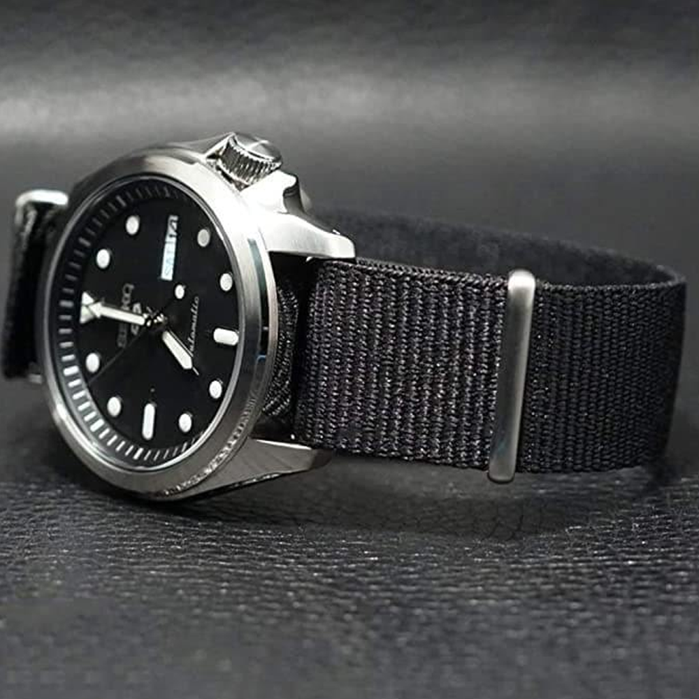 Seiko SRPE67K1 5 Sports Black Dial Automatic Man's Watch