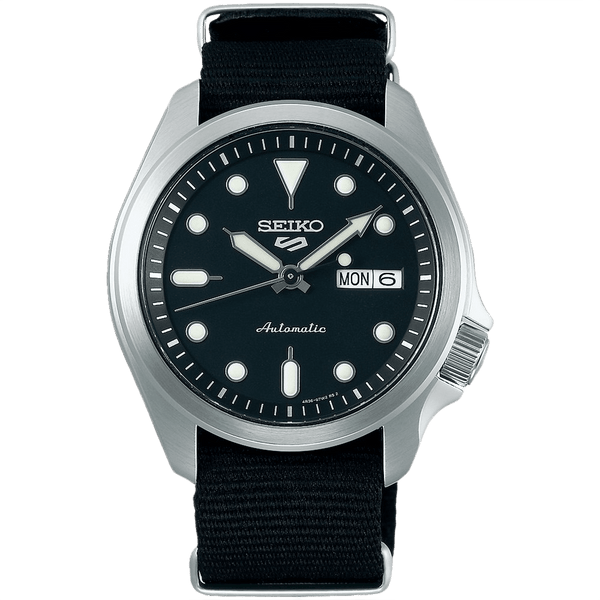 Seiko SRPE67K1 5 Sports Black Dial Automatic Man's Watch
