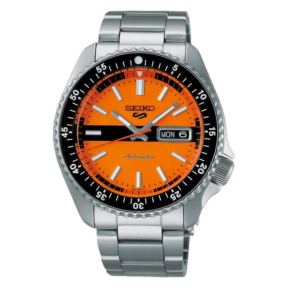 Seiko 5 Sports SRPK11K1 Orange Dial Automatic Men's Watch