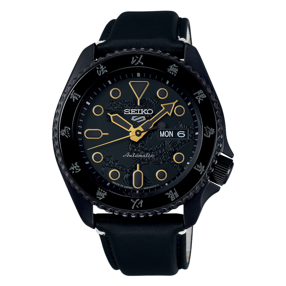 ساعة Seiko 5 SRPK39K1 الرياضية بمناسبة الذكرى السنوية الخامسة والخمسين
 بروس لي طبعة محدودة
