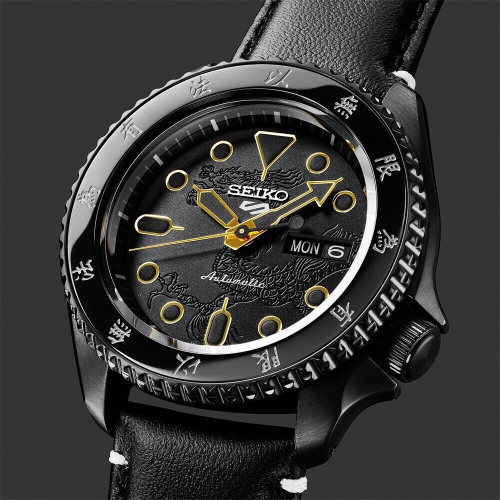 ساعة Seiko 5 SRPK39K1 الرياضية بمناسبة الذكرى السنوية الخامسة والخمسين
 بروس لي طبعة محدودة