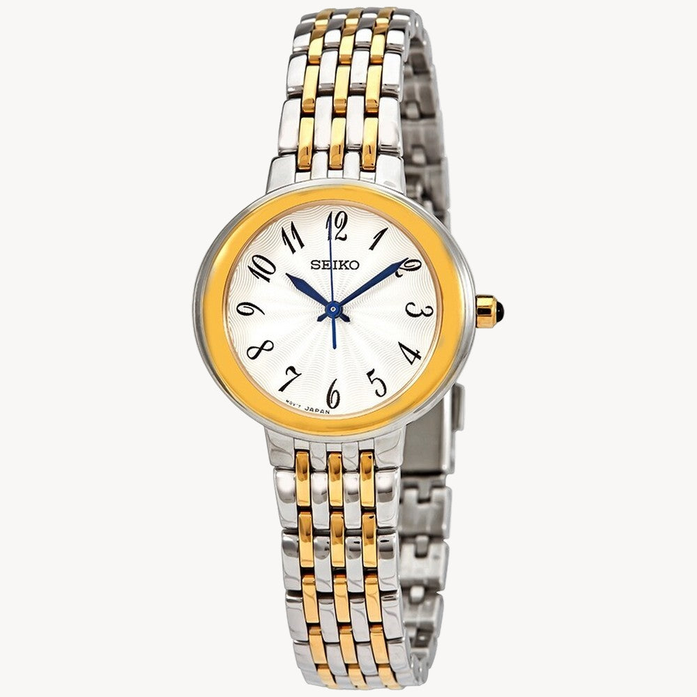 Seiko SRZ506P1 Quartz Silver Dial Two-tone women's Watch